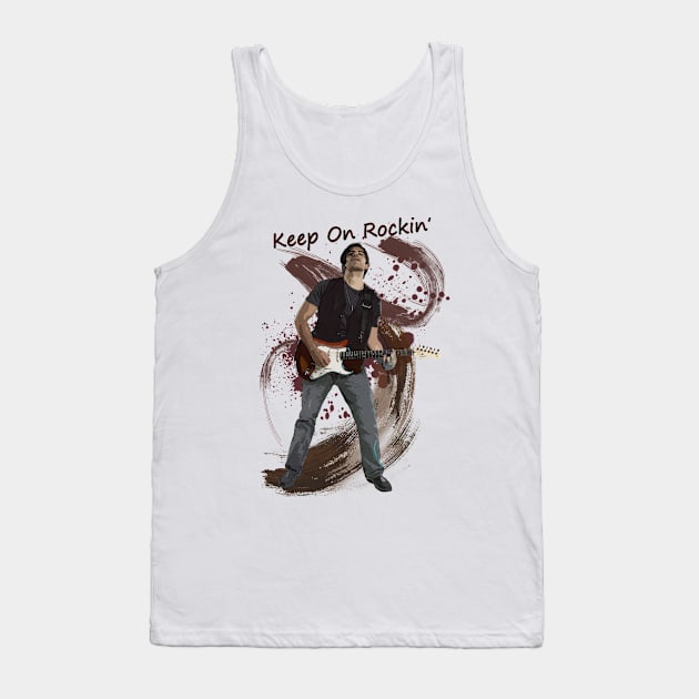 Keep On rockin' Tank Top by Peter Awax